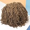 LXOrdora Men's Knit Dreadlock Hat Beanie Hip Hop Cap Funny Headgear Brown #5
