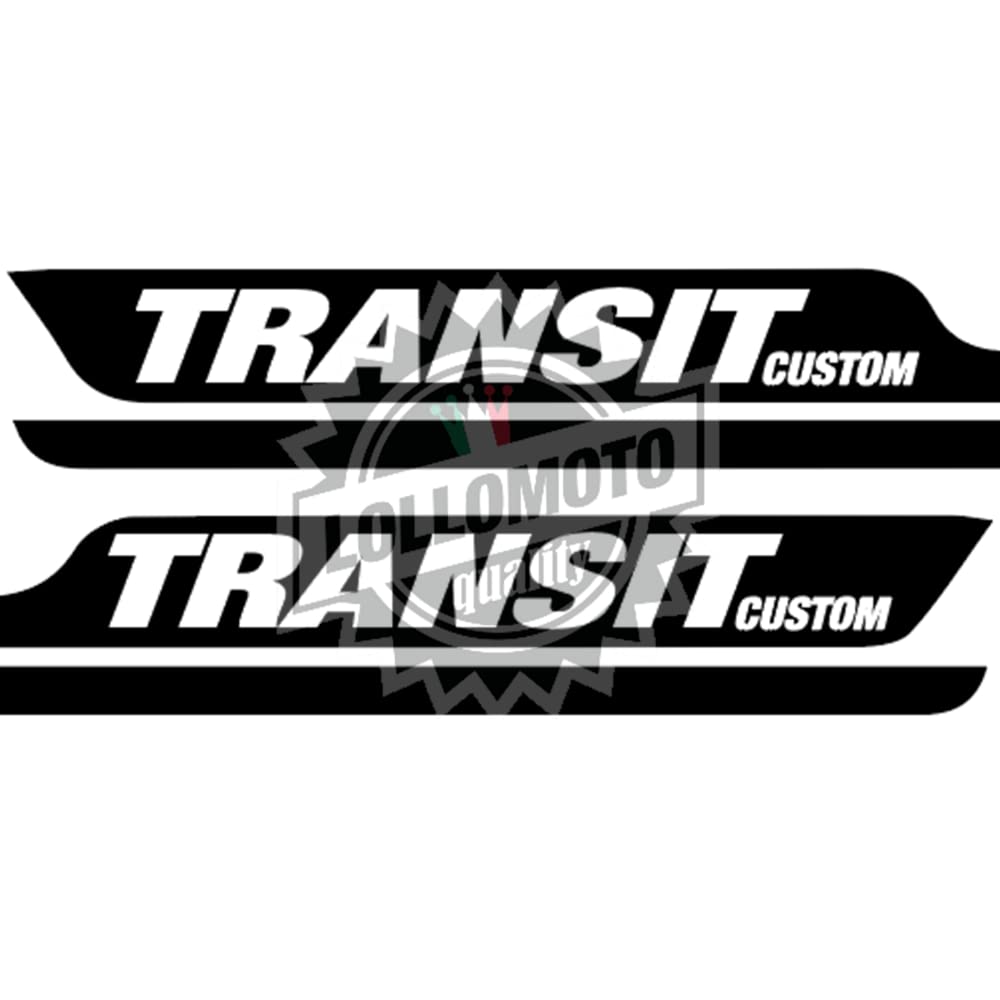 Generico Adesivi Transit. Custom Strisce Laterali Ricambio Compatibile con Transit dal 2013 ad Oggi Stickers Accessori Auto Pellicole