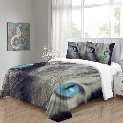 Parure de lit chat IOFEER en microfibre premium de qualité supérieure durable - 5