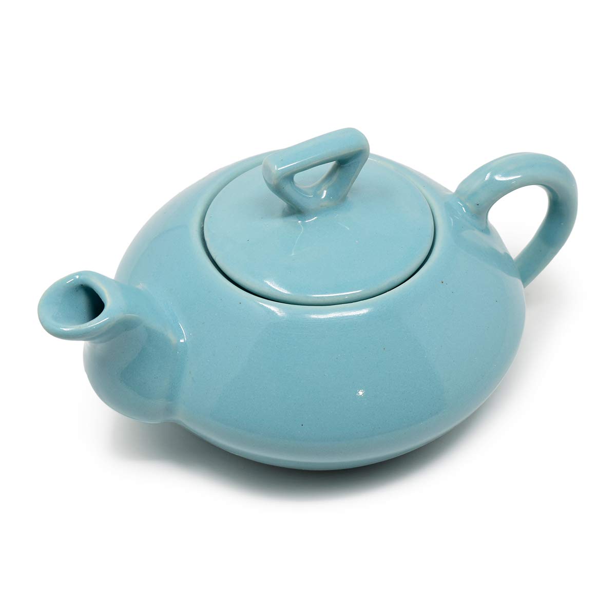 The Himalayan Goods Company Stoneware Medium Teapot with Spout Teapot for 2 Or 4 (Green), 500 Milliliter