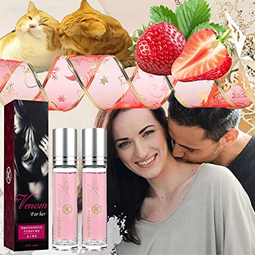 2Pcs Intimate Partner Erotic Perfume, Romantica Pheromone Glitter Perfume, Bellunamoon Romance Pheromone Perfume, Every Night Sweet Original Pheromone Perfume, Increase Intimacy (Female)