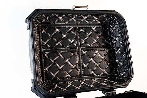 GPR Tech Top Case ALPI-Tech 45 LT kompatibel mit R 1250 GS 2019/2020 e4 Top Case ALPI-Tech 45 LT, Silberfarben mit spezieller Platte, Fassungsvermögen 45 Liter