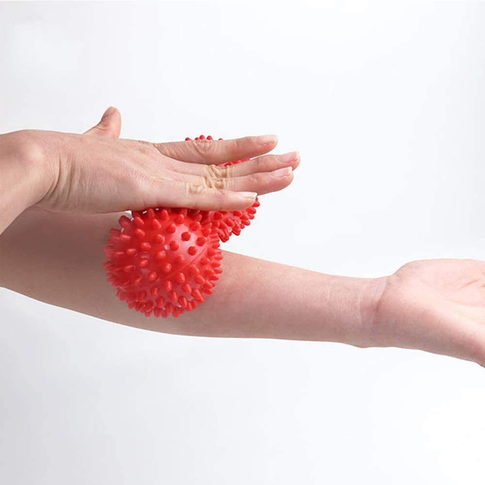 zaizai Igelballmassagegerät, Muskelentspannung Yoga Fitness Mini Igelball, Plantarfasziitis lösen Plantar Press Trainingsball