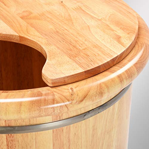 Balde de Madera para Baño de Pies con Tapa miniatura 7