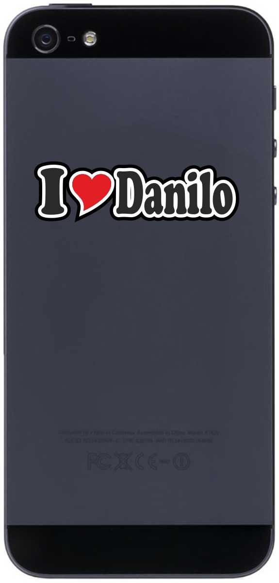 Decal - Adesivo per cellulare da 50 mm, con scritta in lingua tedesca Ich Liebe - I Love Nathan, con nome di uomo e donna e bambino