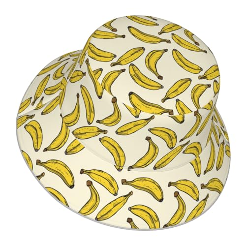 Image of Bucket Hat Double-Side-Wear Reversible Sun Hat Beach Travel Hiking for Women Men