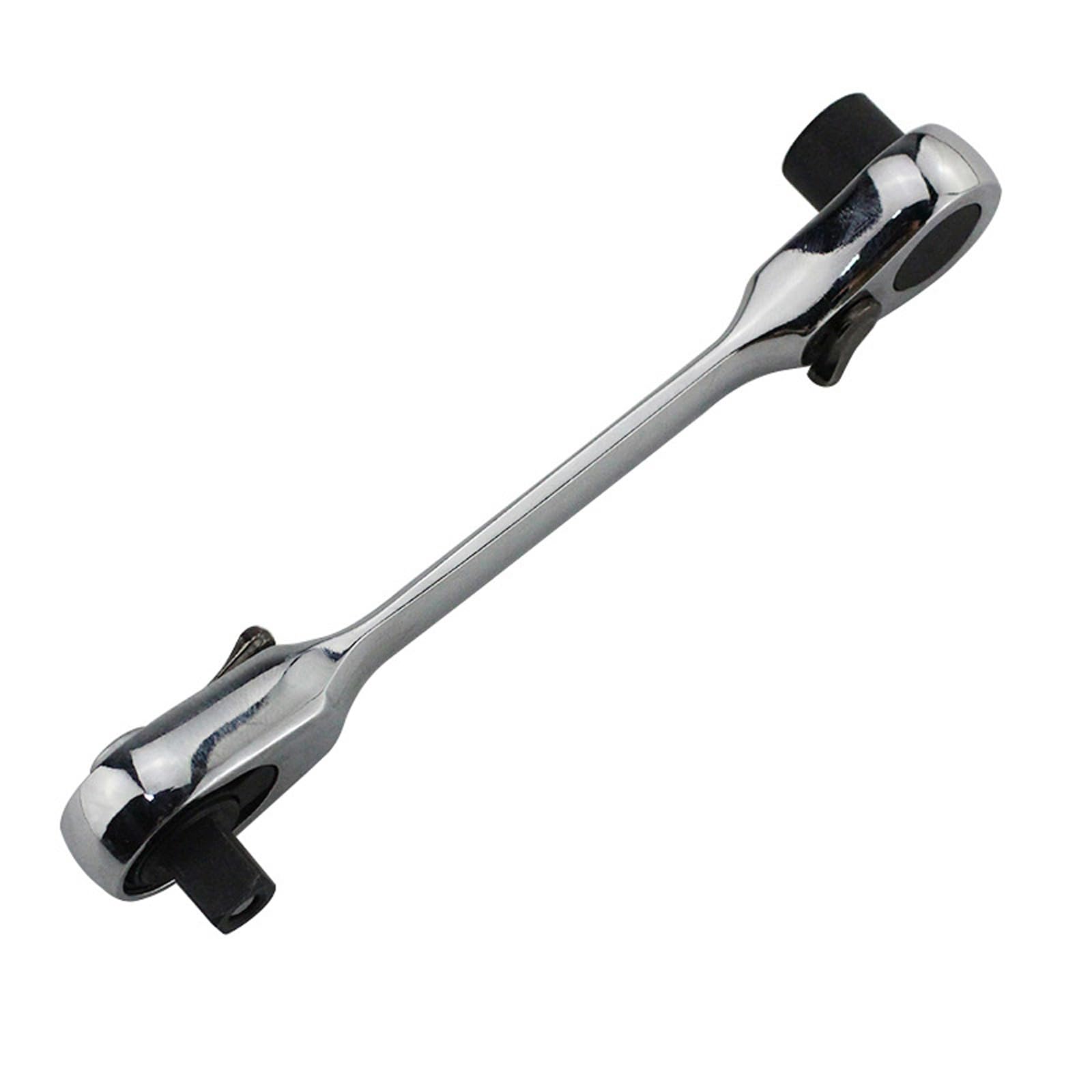 Lemeiguo 1/4" Small Ratchet Wrench With 72 Tooth Double Drive Head In Narrow Space Alloy Steel Construction 99Mm Ratchet Socket Wrench