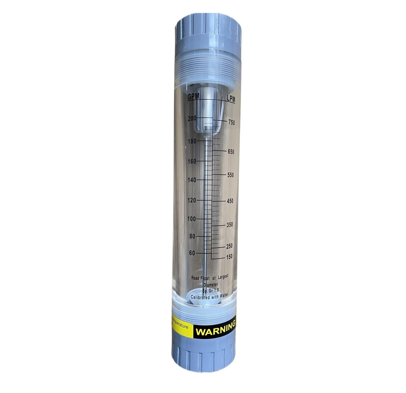 Débitmètre LZM-50G pour contrôler le débit d'eau de 100 à 300 LPM - 2
