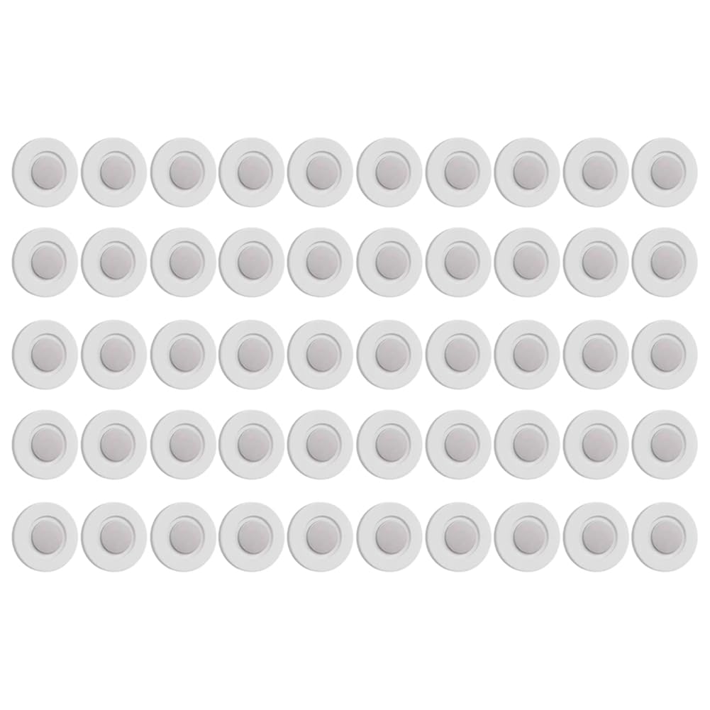 Hndhbfgrt As Shown Wall Mount Adhesive Magnetic Remote Control Holder 50Pcs Tv/Air Conditioner Storage Hooks Home Organizer