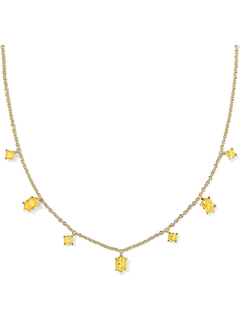 Gold Kendra Scott Cailin Delicate Strand Necklace