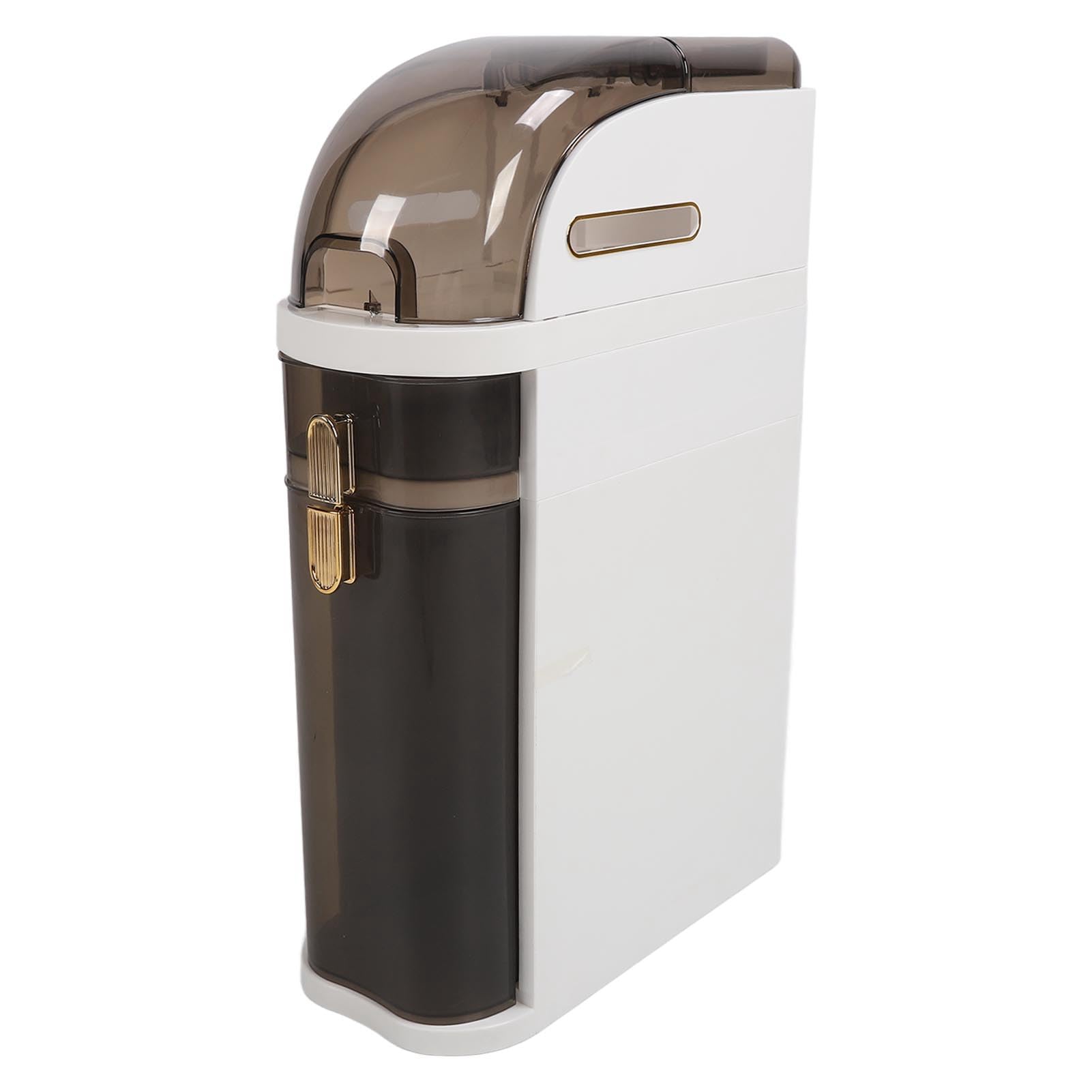 Meuble de rangement étroit pour salle de bain avec 3 tiroirs transparents pour petit espace