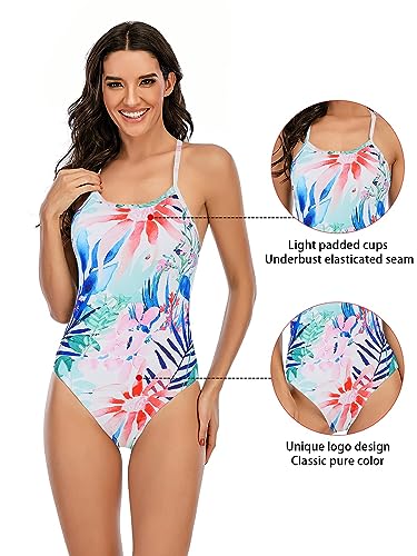 Image of Century Star Women Athletic One Piece Swimsuits-2026 Training Bathing Suits for Teens Juniors