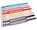 Beirui Rhinestones Dog Collars - 5 Rows Full Sparkly Crystal Diamonds Studded PU Leather - 2 Inch Wide -Beautiful Bling Pet Appearance for Medium & Large Dogs,15-18