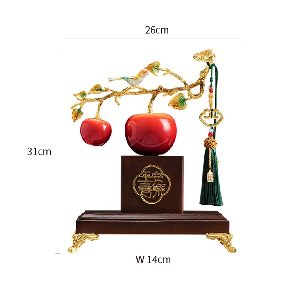 Ozdoby Feng Shui Bogactwo Figurka kolekcjonerska Fengshui Blat Chiński pulpit Orientalny chiński Tajemniczy wystrój Prezenty Świetne do uzdrawiania w domu lub biurze,Red