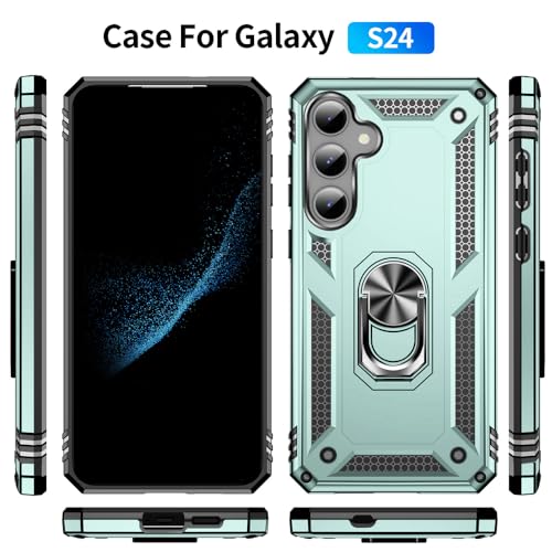 Coque Samsung S24 robuste pour les activités extérieures en vert - 4