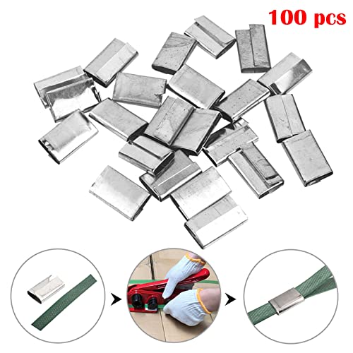 Palmarosa WJ-02-6505-AD Pallet Packaging Strapping Banding Kit - Tensioner Cutter Sealer Tools, Poly Strapping With 100Pc Open Seals And 100Pcs Corner Protector, Heavy Duty Pp Plastic Strapping Kit thumb #8