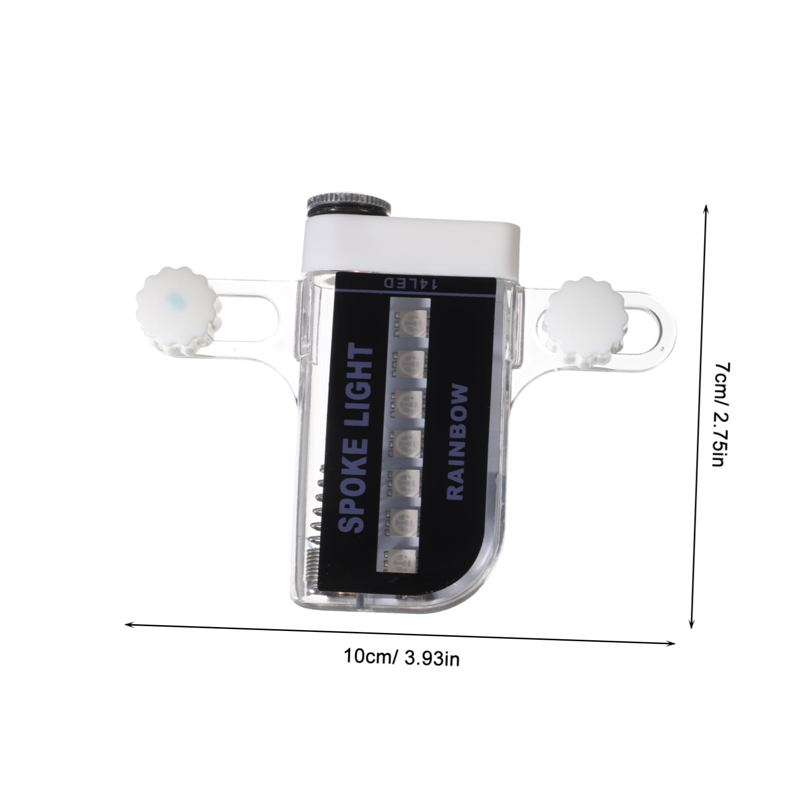 Abaodam Bike Spoke Decor Led Wire Lamp Rear Bicycle Light Bike Accessories Easy Install Weatherproof Night Riding