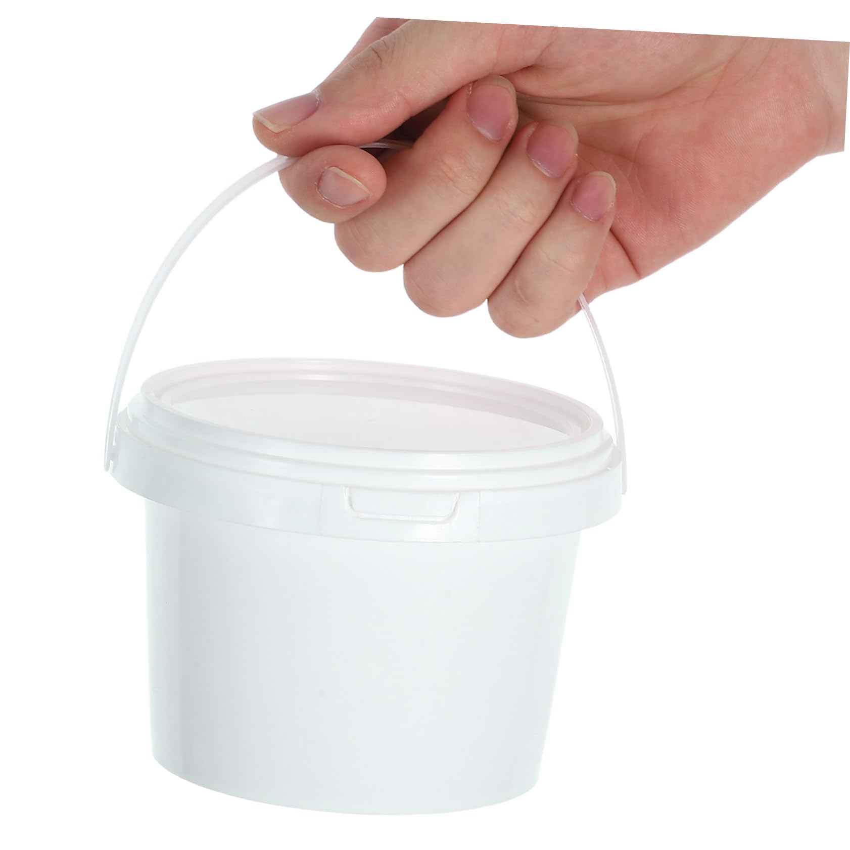 Arcilla de Secado al Aire Color Blanco 500g en Cubo Sellado | 1 Juego de 500g, para Esculpir y Modelar, Proyectos Creativos Escolares y Manualidades