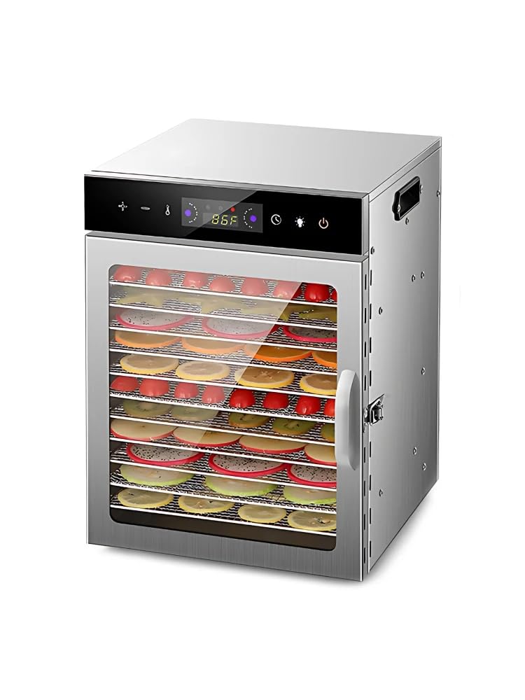 Secador de Alimentos Eléctrico 800W,Deshidratador de Alimentos