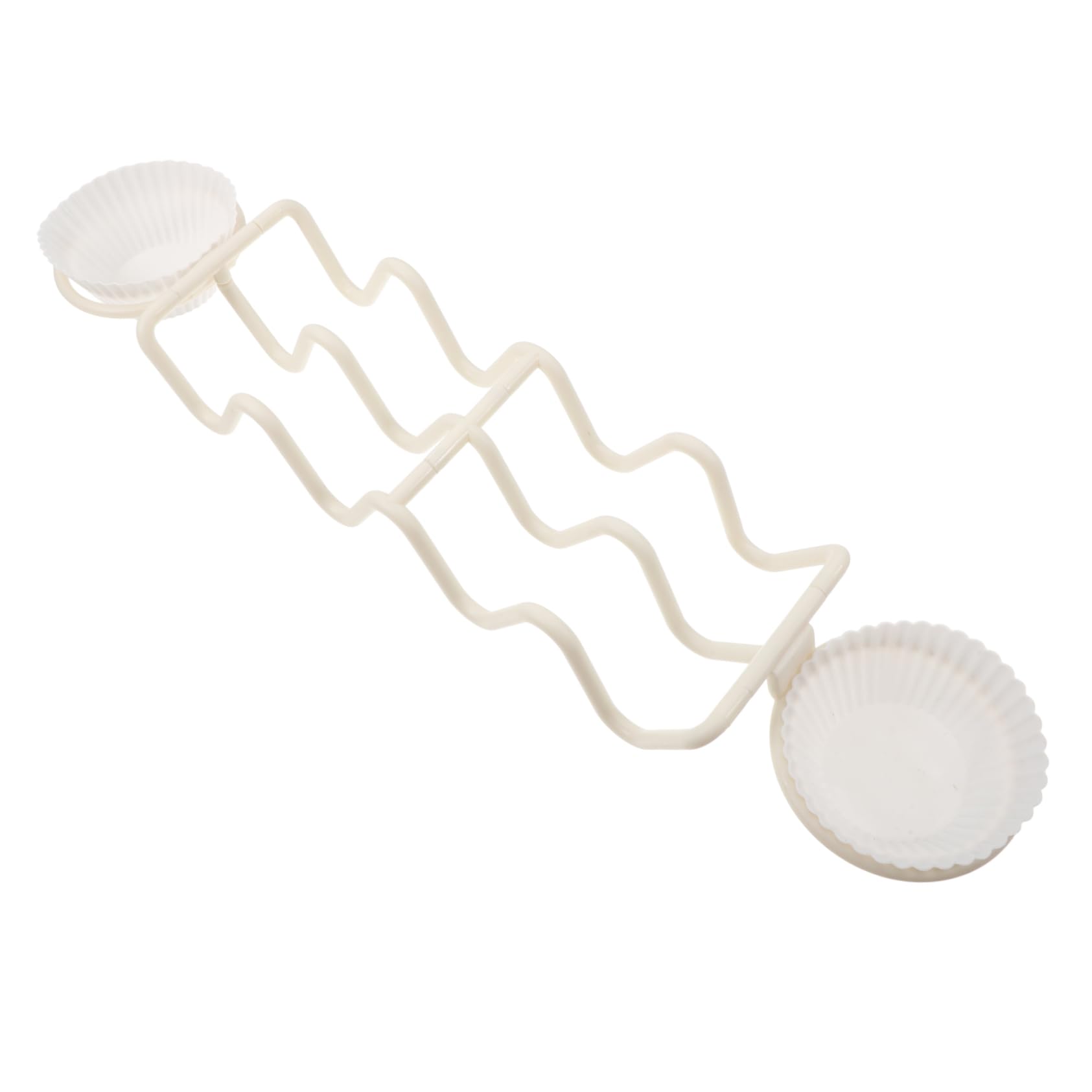 Garneck Mexican Tacos Serving Tray 4 Slot Rack Fiesta Decor Easy Clean Kitchen Accessory