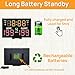 YZ Battery Powered Electronic Basketball Scoreboard Timer Clock with Buzzer, Portable Tabletop Digital Scoreboard with Remote, Wall-Mounted Professional Score Clock Score Keeper for Multisports