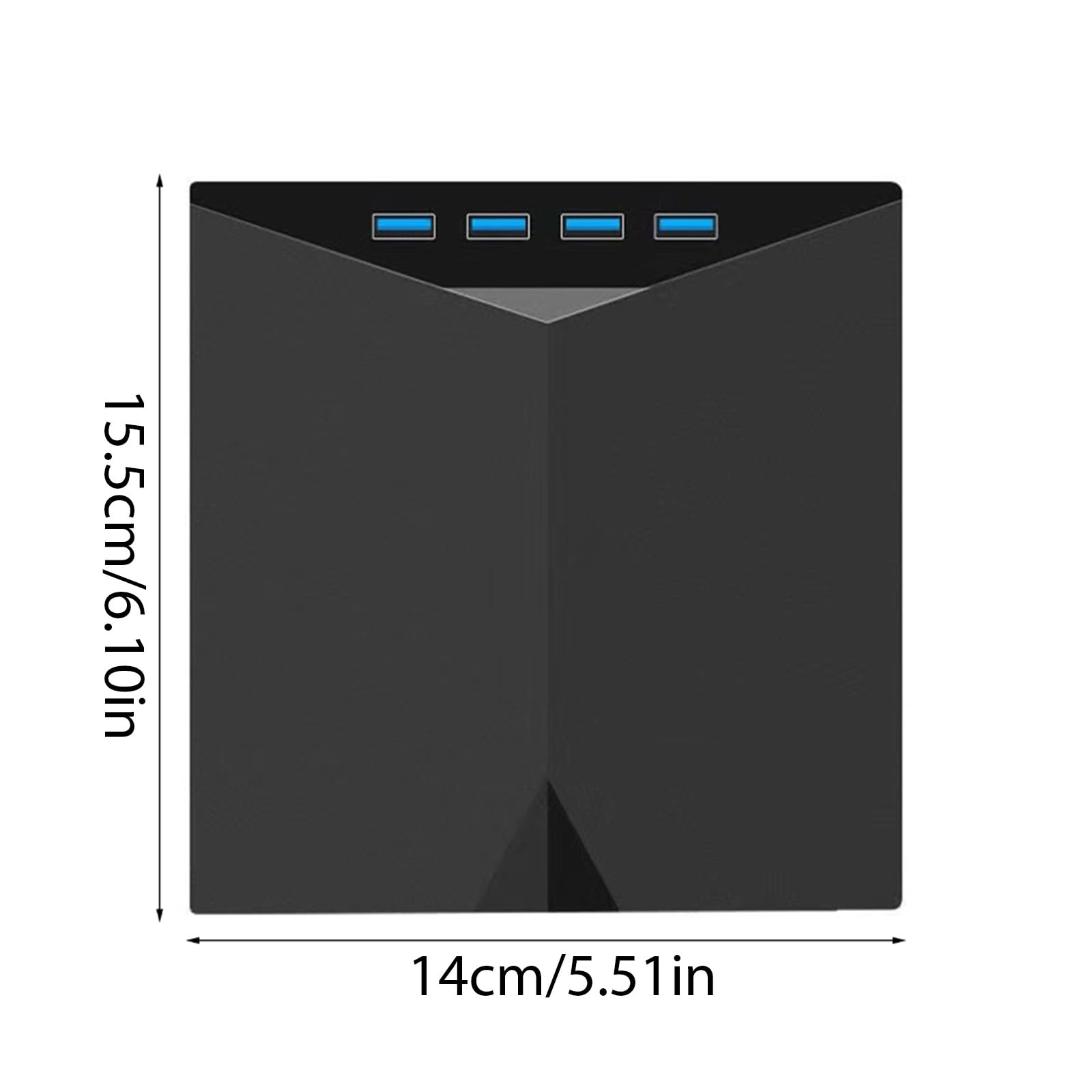 Unità video esterne a 7 porte per laptop, USB C USB3.0, masterizzatore portatile con slot per schede USB, lettore di velocità veloce