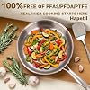 Hapetll Titanium Pans for Cooking, 10/12Inch No Coating Non-stick Titanium Cookware, Best Pans for Cooking - Free of PFAS/PFOA/PTFE, Induction & Oven-Safe, Dishwasher Safe (10in) #3