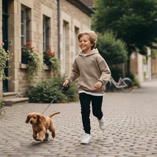 Image of Ohoo Youth French Terry Pullover Hoodie - 100% Cotton Pre-Shrunk Soft Midweight Sweatshirt for Boys Girls