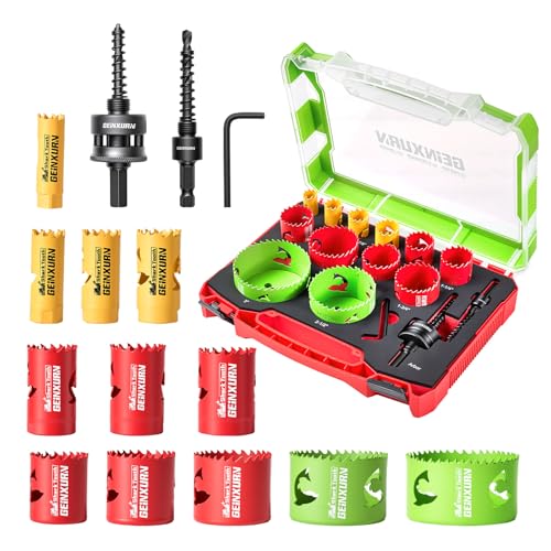 GEINXURN Bi-Metal Hole Saw Set