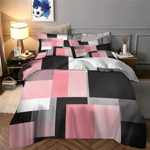 Housse de couette 3D ultra douce microfibre hypoallergénique king - 6