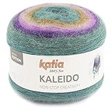  Lanas Katia Kaleido Ovillo de Color Cardenal Cod.310