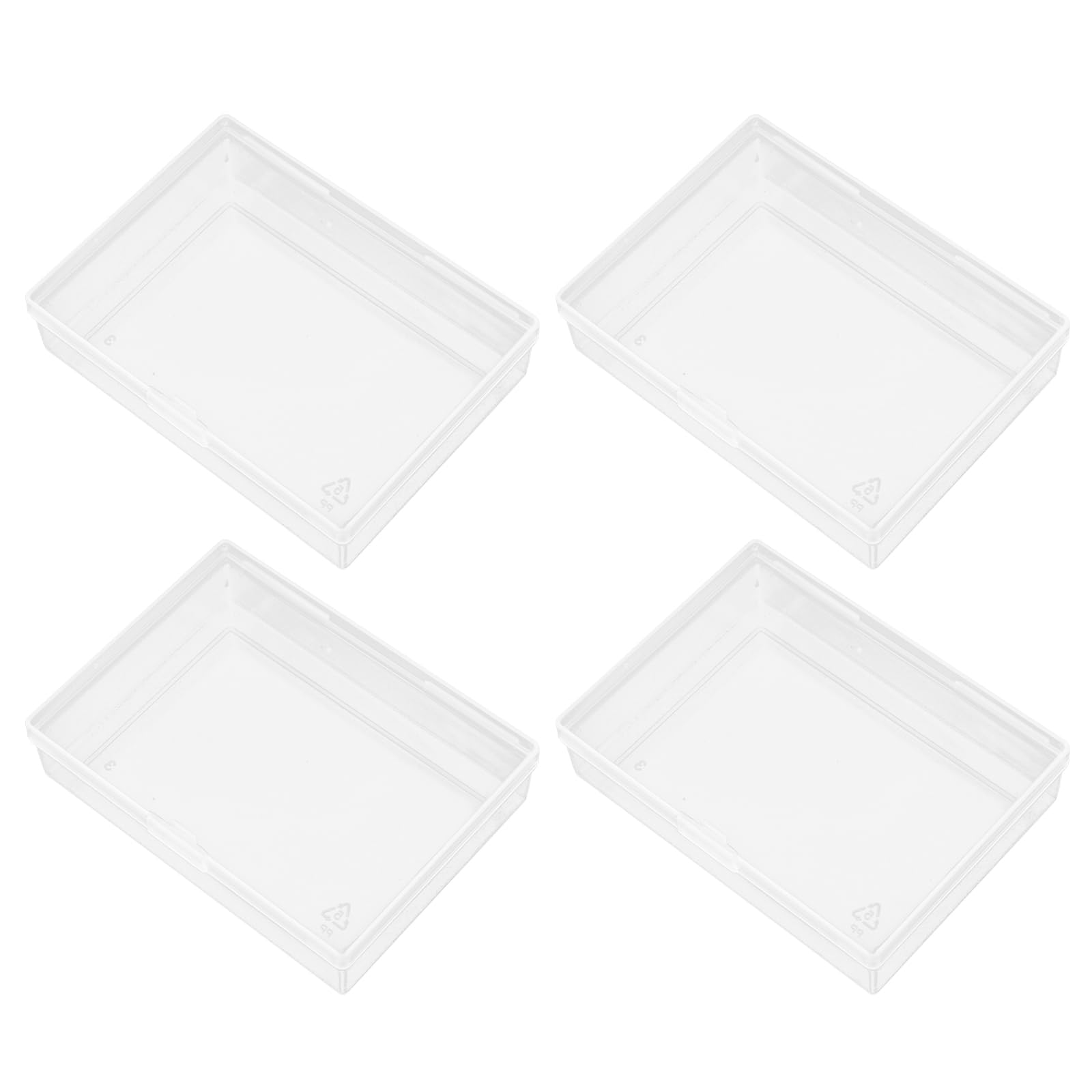 Buxuaaaa Playing Card Case Deck Boxes Gaming Card Holders Organizers Storage Box Clear Playing Cards Case Box Game Storage