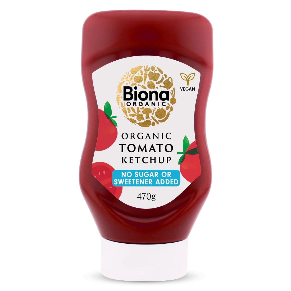 Biona Tomato Ketchup - No Added Sugar -Squeezy Organic
