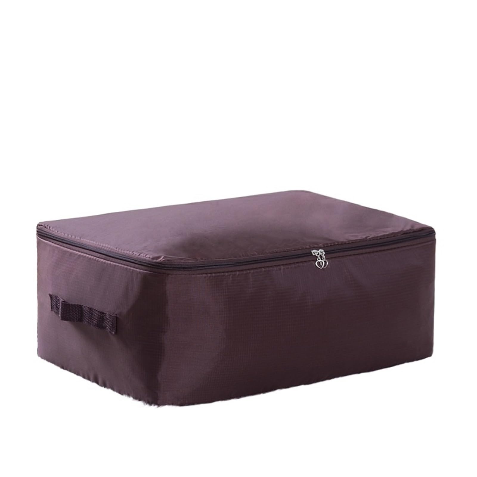 RRYPBOVG Foldable Blanket Storage Bags 3PCS Large Capacity Wardrobe Moisture Proof Organizer Bags Foldable Clothes Quilt Storage Bags Multifunctional Sundries Storage Bag(Coffee,L 60x50x25cm)