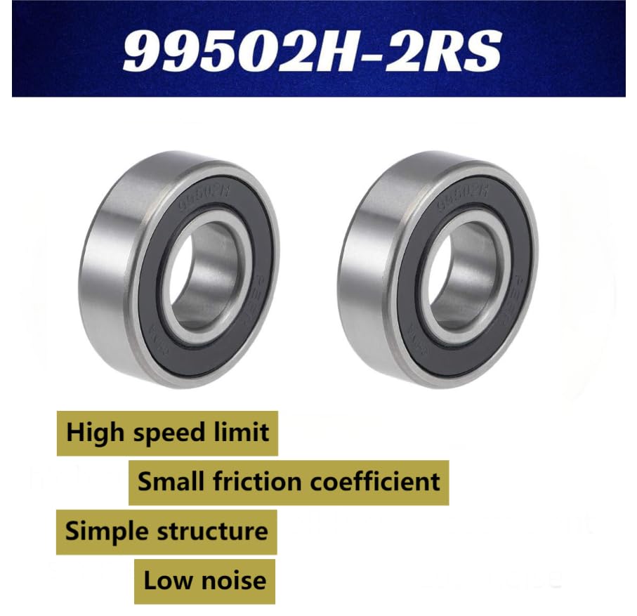 Miniatura 4 de 99502H-2RS 1623-2RS Rodamientos de husillo de cortacésped, para MTD 736-0617, 741-0155, 941-0155, Cushman 812899, Troy-Bilt 1185169,230-003 Mini
