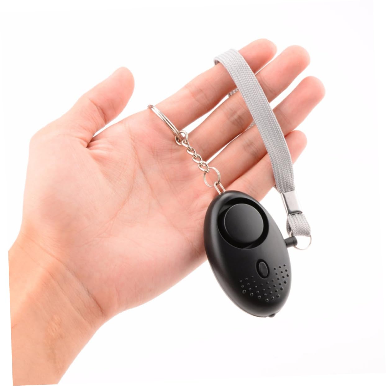 UPKOCH 6pièces Alarme De Sécurité Personnelle avec Lampe De Poche LED pour Femmes Garçon Fille Et Personnes Âgées Portable Et Pratique Noir
