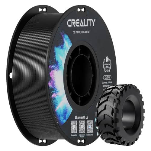 Creality TPU Filament 1.75, 95A 3D Printing Filament, High Hardness...