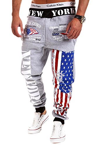 MT Styles Trainingshose New York Sporthose R-520 [Grau, M]