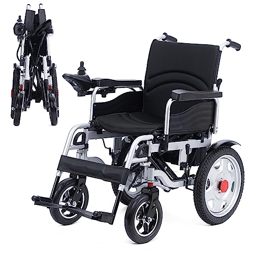 Electric Wheelchairs，Portable Electric Wheelchairs for Adults,Power WheelChair-500W Motor Power,All Terrain ...