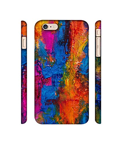 Image of Amazon Brand - Solimo Designer Dark Multicolor Canvas 3D Printed Hard Back Case Mobile Cover for Apple iPhone 6 Plus / 6S Plus