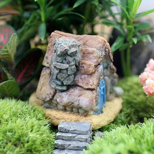 Liuqingwind 662194-GARDENDECOR Miniature Fairy Gardens Accessories Mini Stone House Decoration Fairy Garden Miniature Craft Micro Landscape Decors thumb #8