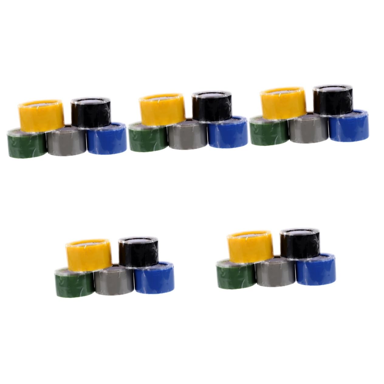 Toddmomy 5sets Kayak Paddle Grip Tape Silicone Non-Skid Tape for Kayak Paddle Protectors 5rolls*5