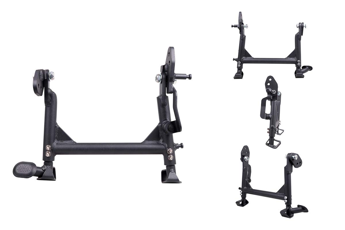 T-Rex Racing Adjustable Center Stand Compatible with Kawasaki 2008-2018 KLR650