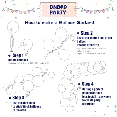 Spring Floral Butterfly Balloon Arch Kit,137Pcs Pastel Lavender Purple Yellow Balloon Garland with Daisy,Butterfly Foil Balloons for Wildflower Fairy Baby Shower Birthday Garden Tea Party Decorations - Image 10