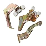 CONTENIDO DEL SUMINISTRO - GUÍA DE RODILLOS PARA PUERTA CORREDERA -> 1x guía de rodillos, puerta corredera, centro derecha; 1x guía de rodillos, puerta corredera, abajo derecha; 1x guía de rodillos, puerta corredera, arriba