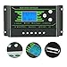 30A Solar Charge Controller PWM 12V 24V Auto with Back-Light LCD Display 5V Dual USB 30 amp Solar Regulator Charger Z30