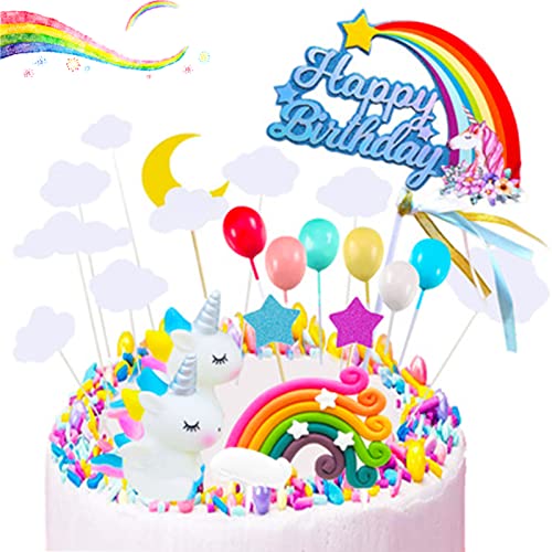 Decorazioni Unicorno Appese Per Feste - 20 Spirali Colorate Per Compleanno Bambini - Foto 8