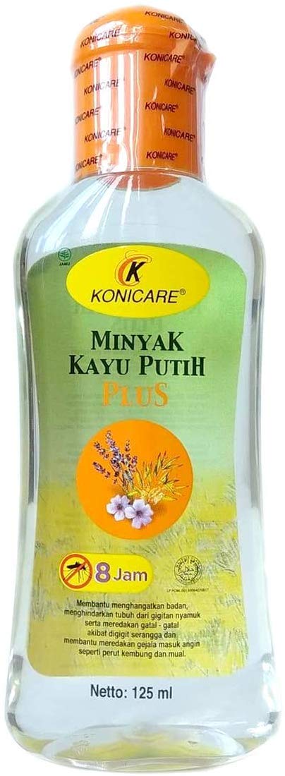 Minyak Kayu Putih Cajuput Oil Plus, 125 ml (6 bottles)