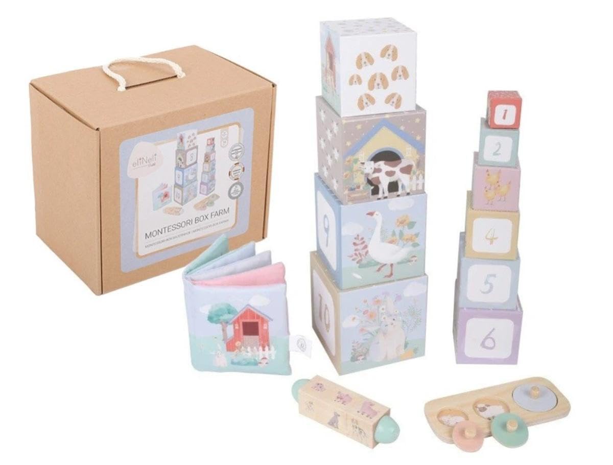 Coffret de Jouets Montessori Ferme