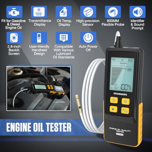 Engine Oil Tester Gasoline & Diesel Engine Oil Quality